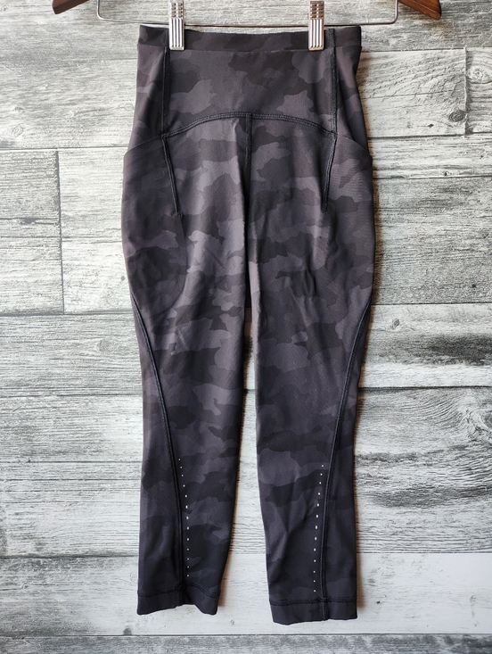 lululemon athletica Pants - Lululemon Swift Speed High Rise Crop 21" Heritage 365 Camo Deep Coal Size 0